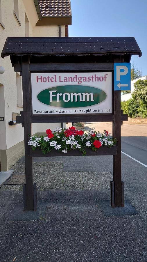 Hotel Landgasthof Fromm Untergruppenbach Exterior foto